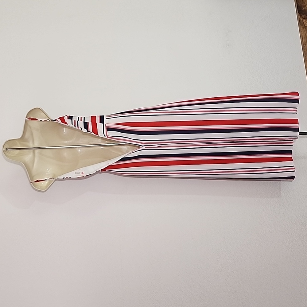 L'ATISTE Wide Leg Jumpsuit Patriotic Red Multi Size S - Picture 9 of 11